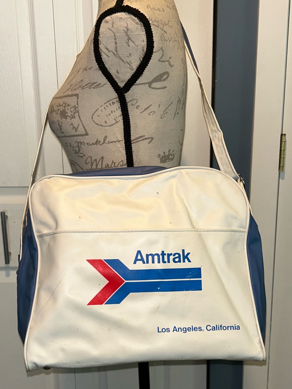 Vintage Amtrak Railroad Travel Collectible Shoulder Bag